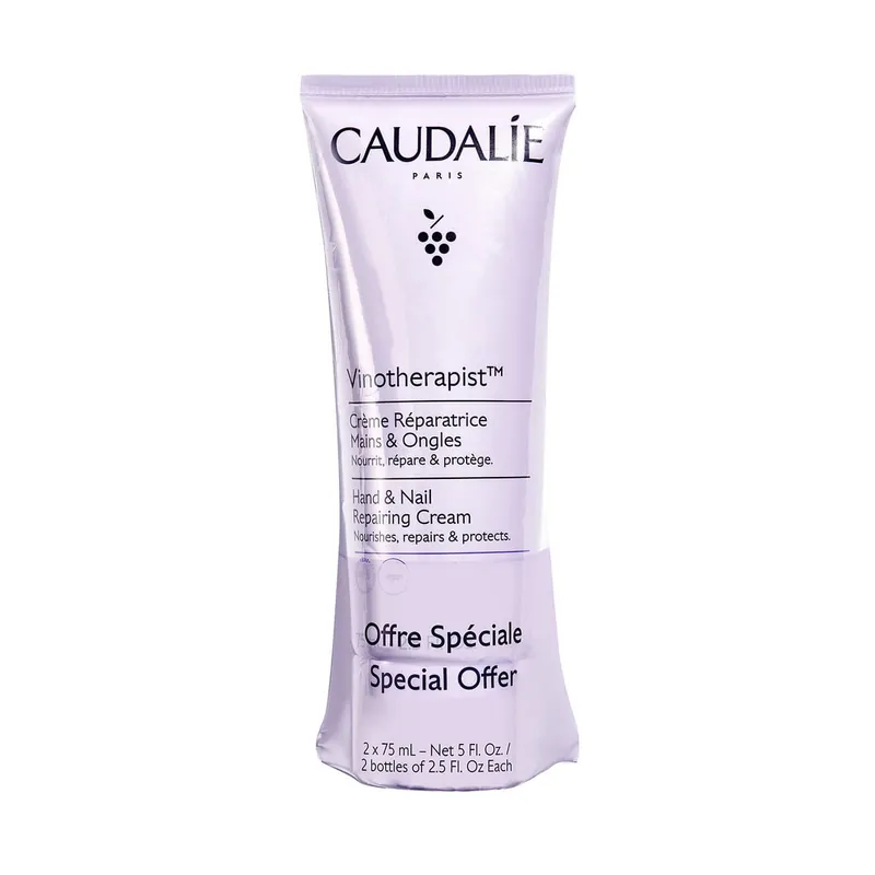 Caudalie Vinotherapist Reparierende Hand- und Nagelcreme (Duo 2 x 75 ml) Neu Im Sortiment