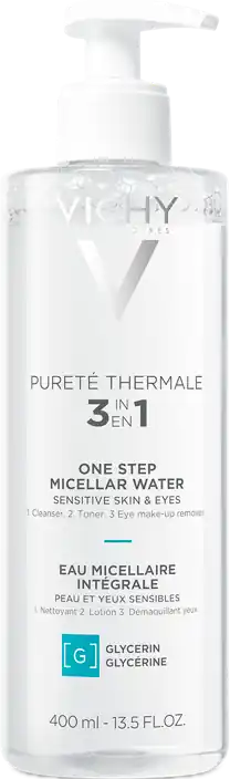 Billig VICHY Pureté Thermale Minéral Mizellen Reinigungsfluid (400 ml)