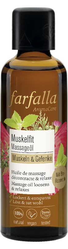 Schneller Versand Farfalla Muskeln & Gelenke Muskelfit Massageöl (100 ml)