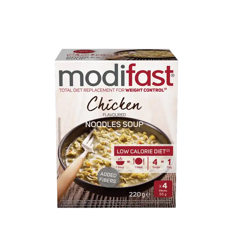 Meistverkauft MODIFAST Nudelsuppe Chicken (4 x 55 g)