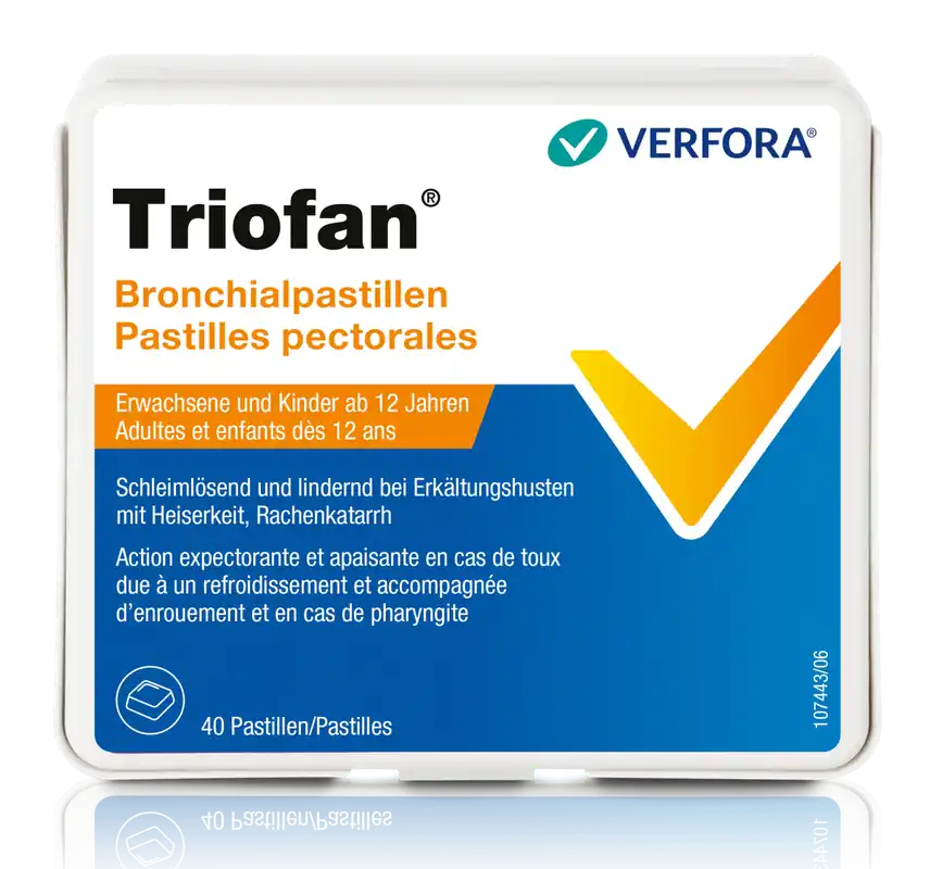 Triofan Bronchialpastillen (40 Stück) Aktuell