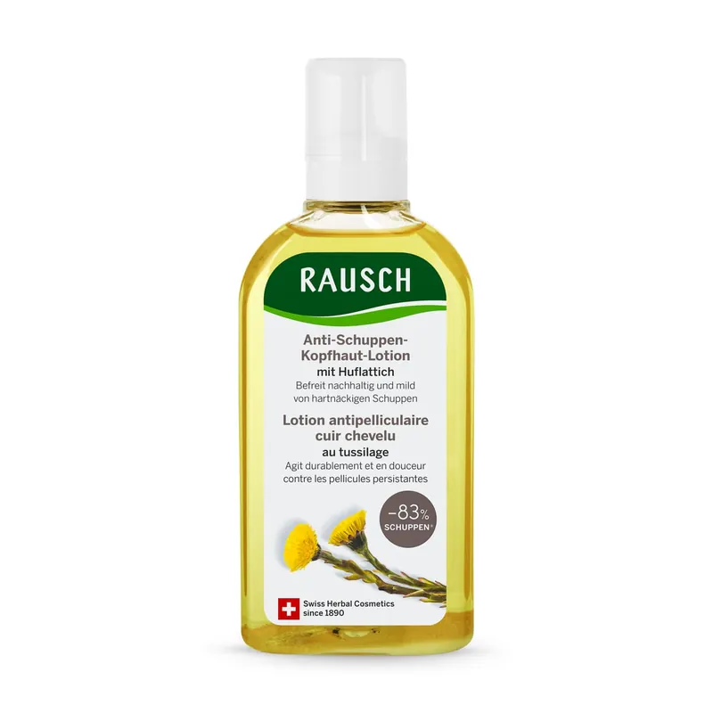 Sonderaktion Rausch Anti-Schuppen-Kopfhaut-Lotion mit Huflattich (200 ml)