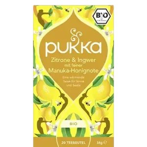 Angebot PUKKA Zit Ingwer & Manuka Honig Tee Bio (20 Beutel)