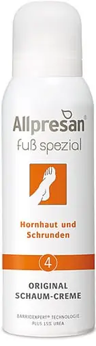 Neue Kollektion Allpresan pedicare Fussschaum Hornhaut und Schrunden (200 ml)