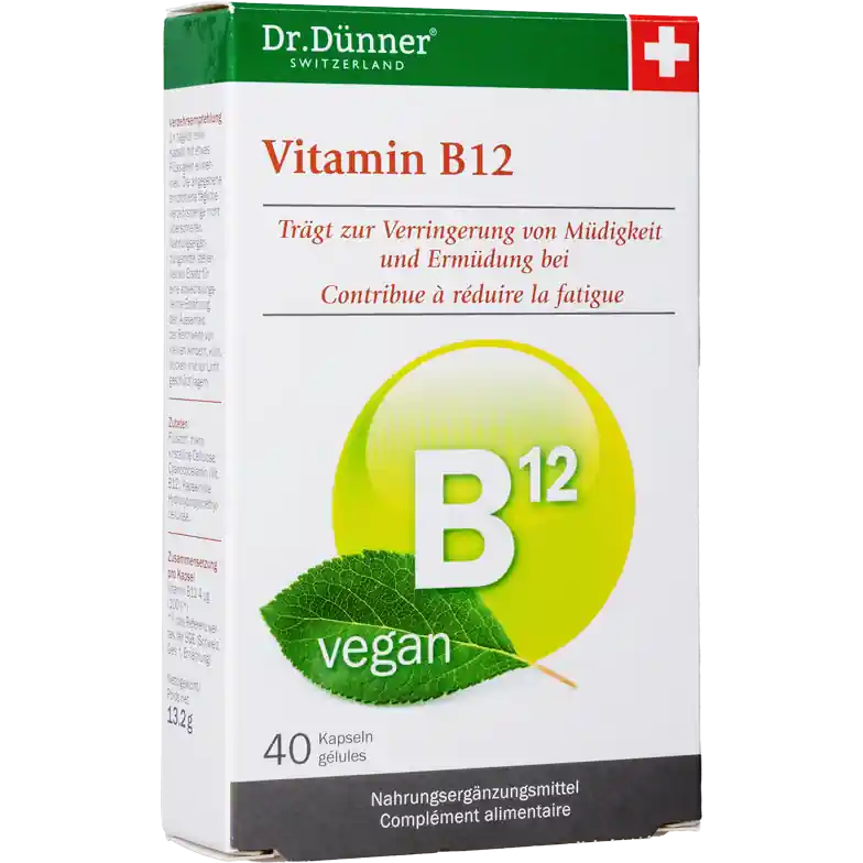 Dr. Dünner Vitamin B 12 vegane Kapseln (40 Kapseln) Bestseller
