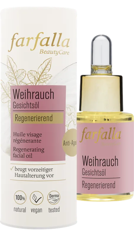 Schneller Versand Farfalla Gesichtsöl Weihrauch (15 ml)
