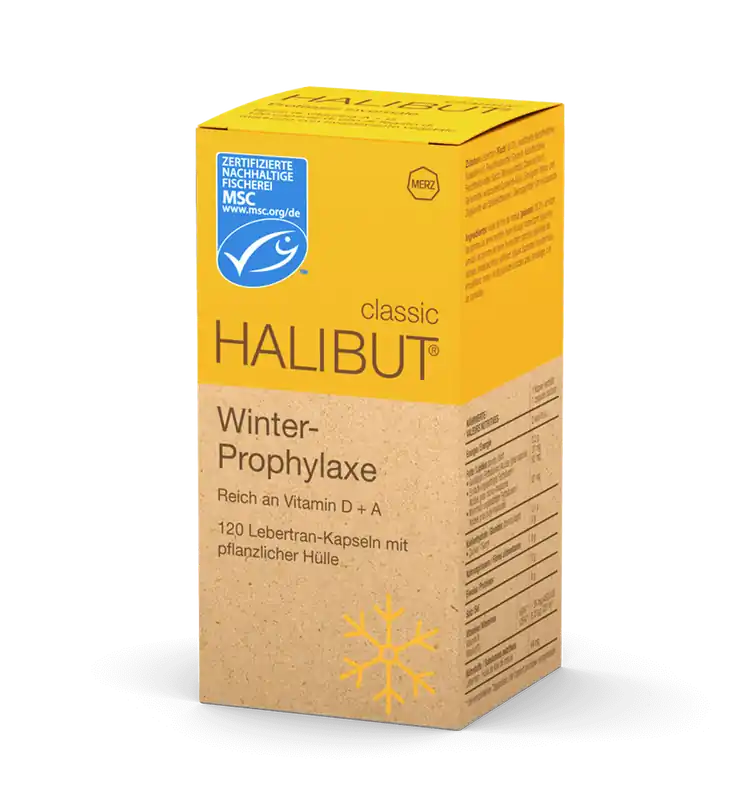 Schneller Versand Halibut Classic (120 Kapseln)