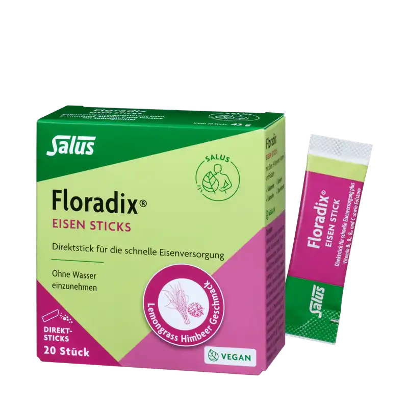 Sofort Bestellen Floradix Eisen Sticks (20 Stück)