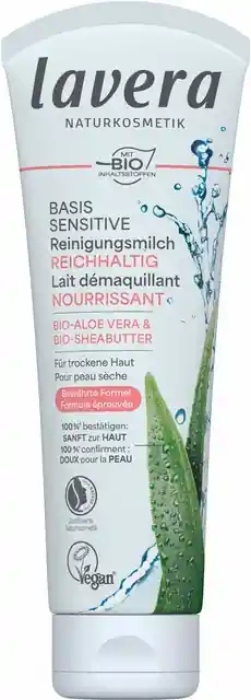 Wochenendangebot Lavera Basis Sensitiv Reinigungsmilch reichhaltig (125 ml)