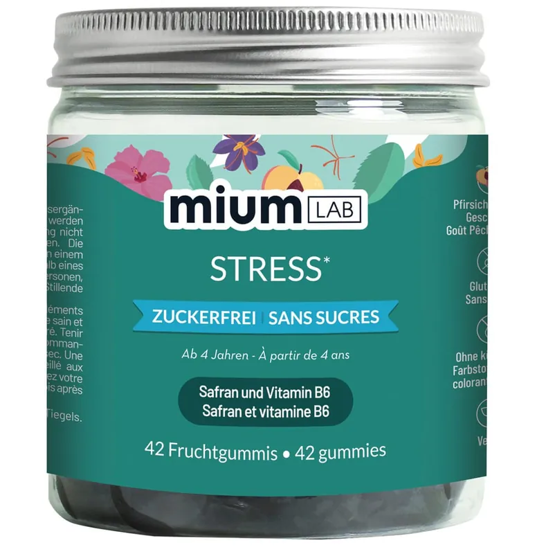 MiumLAB Fruchtgummies Stress (42 Stk.) Top-Preis