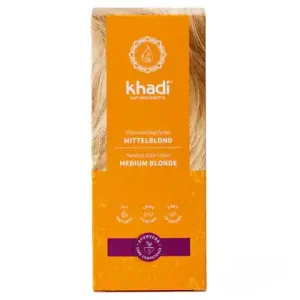 Khadi Pflanzenhaarfarbe Mittelblond (100 Gramm) Preisknaller