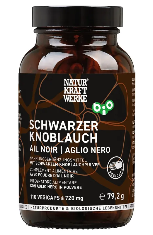 Naturkraftwerke Schwarzer Knoblauch (110 Kapseln) Jetzt Bestellen
