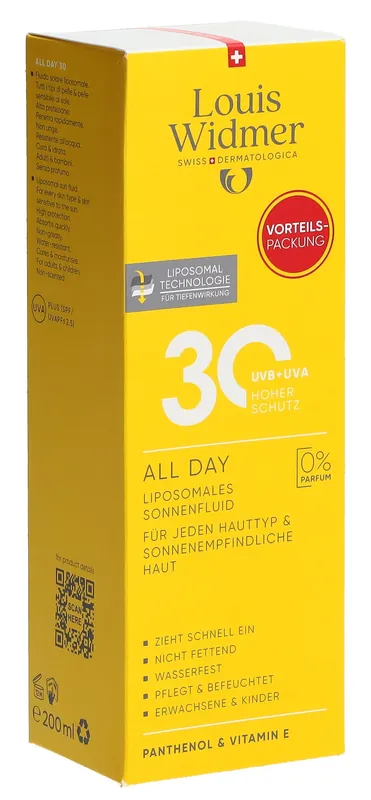 Jetzt Kaufen WIDMER All Day LSF30 (200 ml ohne Parfum)