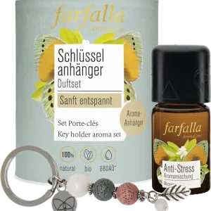 Neu Farfalla Schlüsselanhänger Duftset Sanft entspannt (Set)