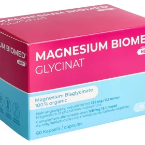 MAGNESIUM BIOMED Glycinat Kaps 125 mg (60 Kapseln) Direkt Vom Hersteller