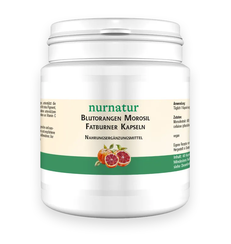 Bestpreis Blutorangen Morosil Fatburner Kapseln (60 Kapseln)