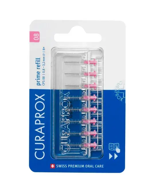 Curaprox Interdentalbürsten CPS prime 08 (8 Stück refill CPS 08) Mega-Angebot