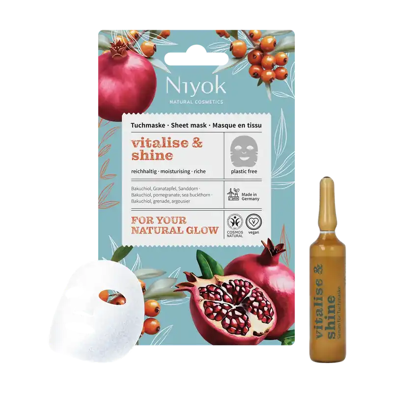 Markenprodukt Niyok Tuchmaske vitalise & shine (Stück)