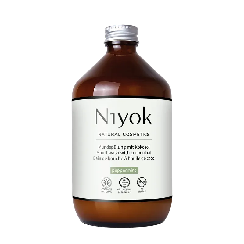 Preiswert Niyok Mundspülung Pfefferminze & Zitrone (500 ml)