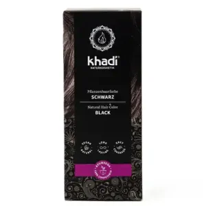 Khadi Pflanzenhaarfarbe Schwarz (100 Gramm) Neu Im Sortiment
