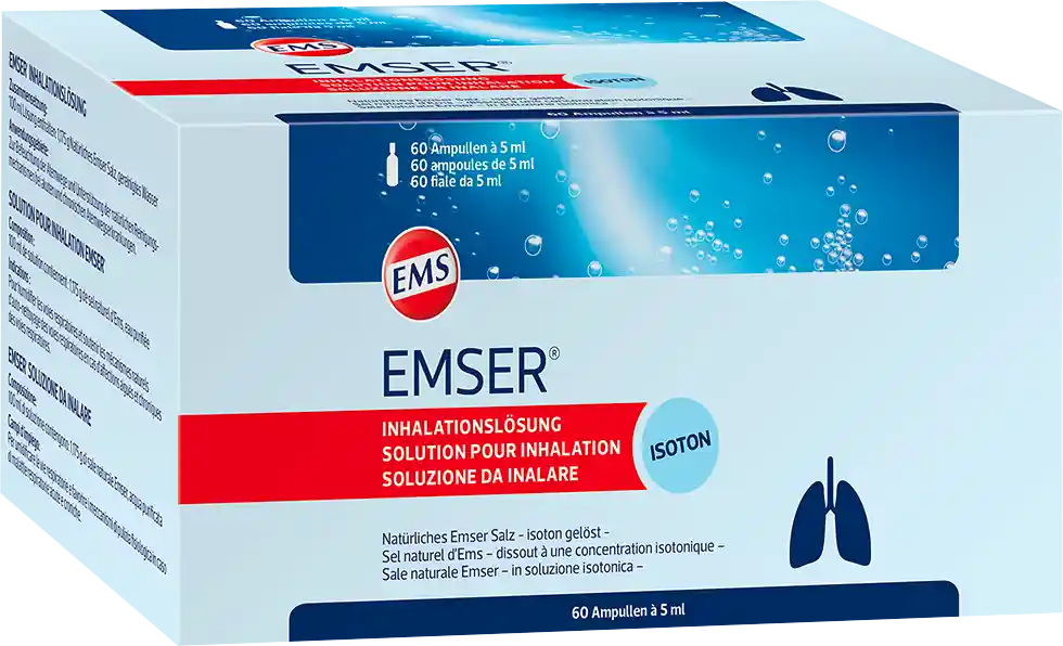 EMSER Inhalationslösung (5ml) Begrenztes Angebot