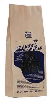 Neu Naturkraftwerke Schwarze Johannisbeeren getrocknet (150 g)