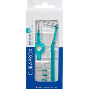 Begrenztes Angebot Curaprox Interdentalbürsten CPS prime 06 (5 Stück CPS 06 + Halter UHS 409 und UHS 470)