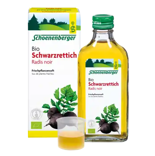 Schoenenberger Schwarzrettich Frischpflanzensaft Bio (200 ml) Preisknaller