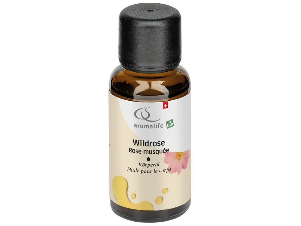 Direktkauf AROMALIFE Wildrose Körperöl BIO (30 ml)