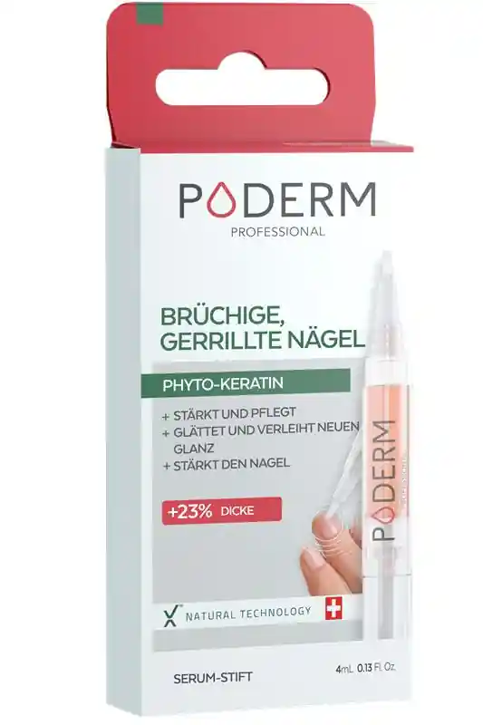 PODERM Stift brüchige geriffelte Nägel (4 ml) Garantierte Lieferung