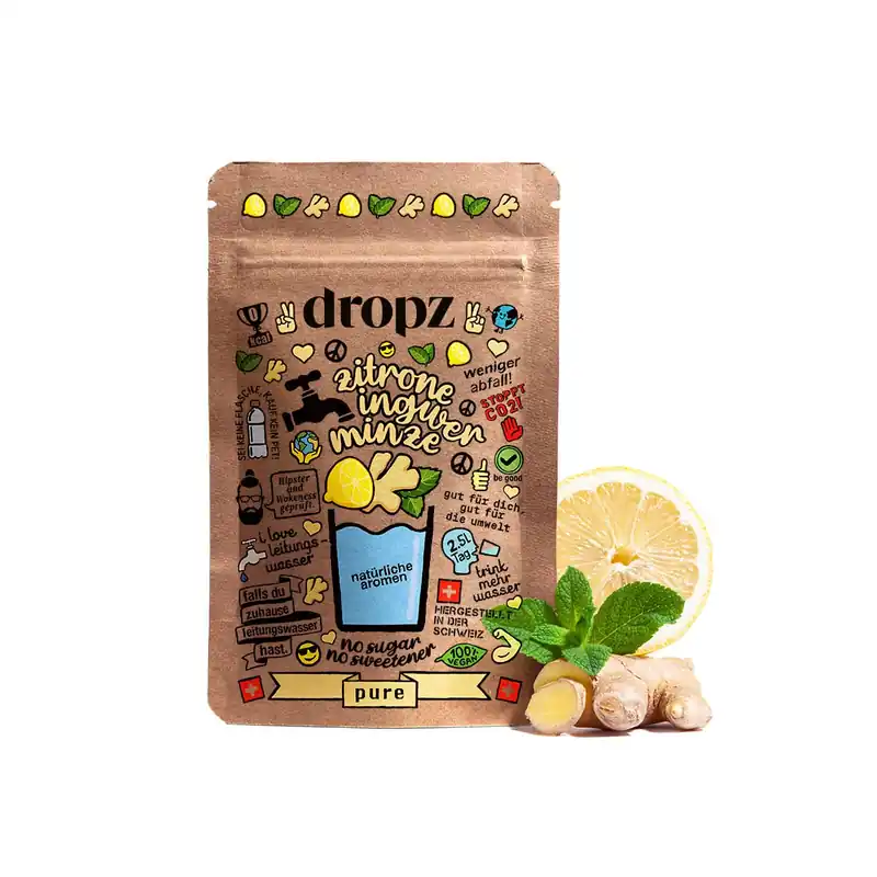 dropz Pure - Zitrone Ingwer Minze (20 Dropz) Jetzt Bestellen