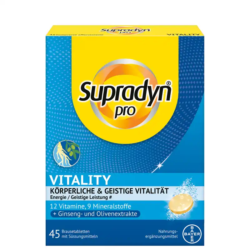 Supradyn Pro Vitality (45 Brausetabletten) Mega-Angebot