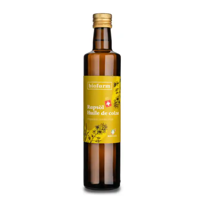 Schneller Versand BIOFARM Rapsöl Knospe CH (500 ml)