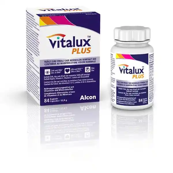 Markenware Vitalux Plus (84 Kapseln)