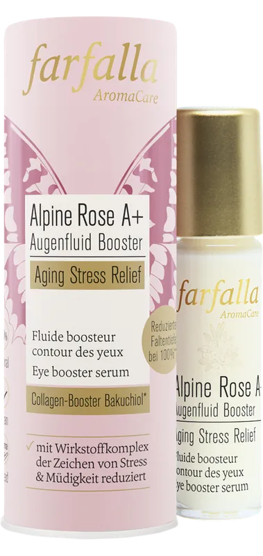Billig Farfalla Alpine Rose A+ Augenfluid Booster Aging Stress Relief (10 ml)