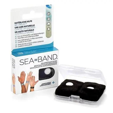 Sea Band für Erwachsene (Akupressurarmband schwarz) Nur Für Kurze Zeit