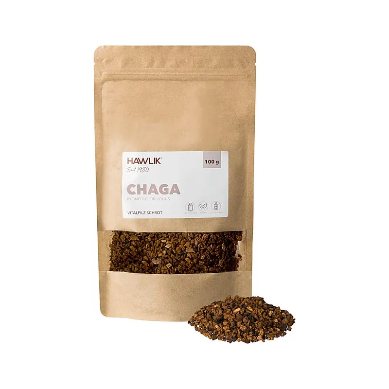 Preisknaller Hawlik Bio Chaga geschrotet (100 g)