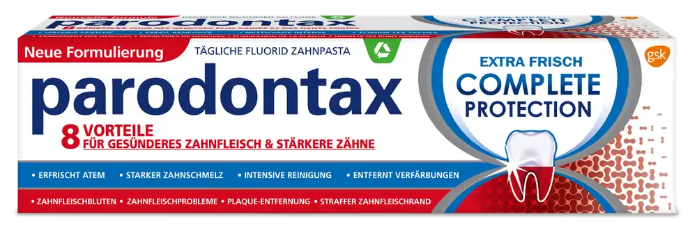 Zertifiziert Parodontax Complete Protection Extra Frisch (75 ml)