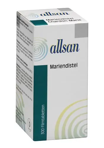 Allsan® Mariendistel, Filmtabletten (300 Filmtabletten) Echt
