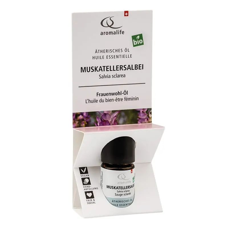 Neue Kollektion Aromalife TOP Muskatellersalbei ätherisches Öl Bio (5 ml)