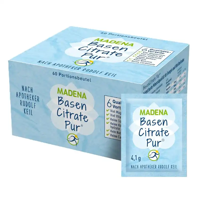 MADENA BASEN CITRATE PUR (60 Beutel) Letzte Chance
