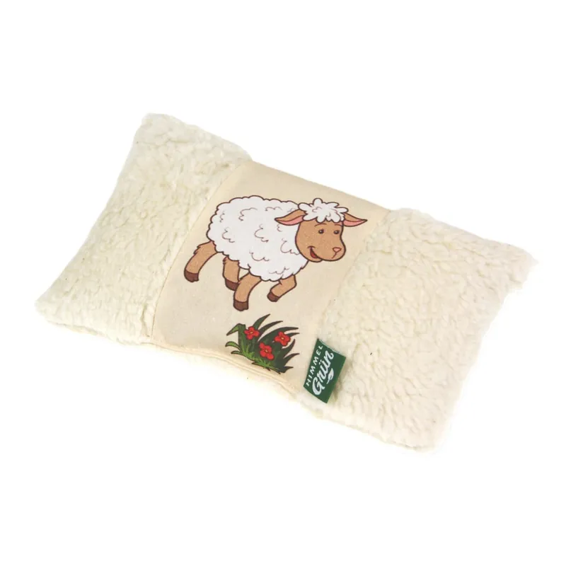 Ausverkauf Traubenkern Wärmekissen mit Baumwollflor - Schäfchen (Kissen)