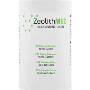Zeolith MED Detox-Kapseln (200 Kapseln) Ausverkauf