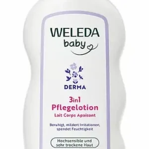 WELEDA Baby DERMA 3in1 Pflegelotion weisse Malve (200 ml) Angebot