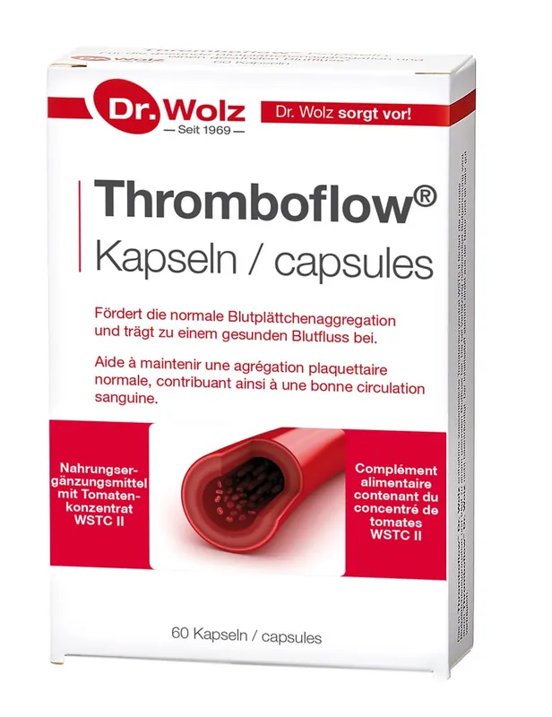 Zertifiziert Thromboflow Dr. Wolz (60 Kapseln)
