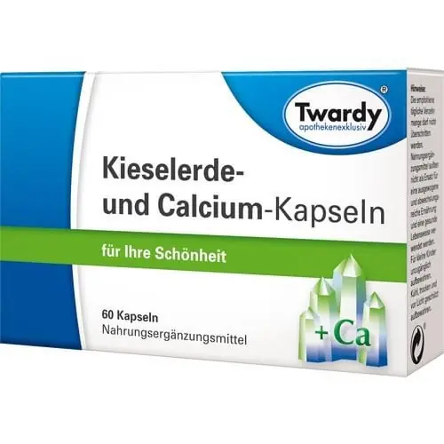 Markenware Twardy Kieselerde- und Calcium-Kapseln (60 Kapseln)