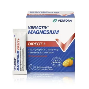 Neu Im Sortiment Veractiv Magnesium Direct+ Orange (30 Sticks)