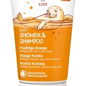 Preisknaller Weleda Kids 2in1 Shower & Shampoo Fruchtige Orange (150 ml)