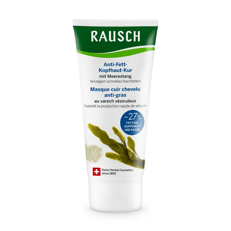 Rausch Anti-Fett-Kopfhaut-Kur mit Meerestang (100 ml) Neue Ware