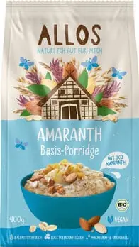 Solange Der Vorrat Reicht Allos Amaranth Basis-Porridge (400 Gramm)